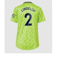 Fotbalové Dres Manchester United Victor Lindelof #2 Dámské Alternativní 2022-23 Krátký Rukáv